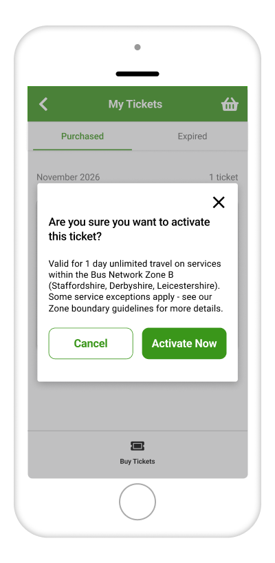 M Ticket Instructions